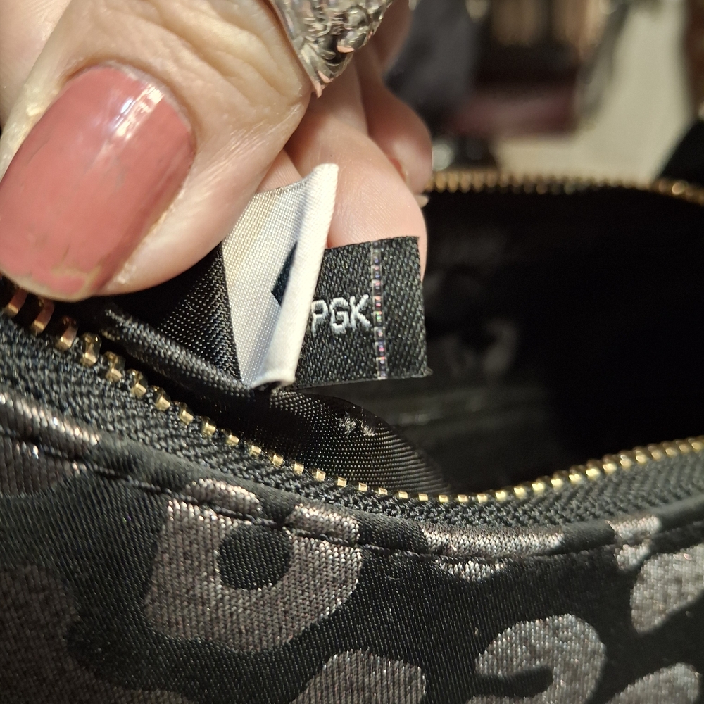 Kate Spade Black and Silver  Cheetah Print Hobo Crossbody Bag With Pouchette - Picture 13 of 13
